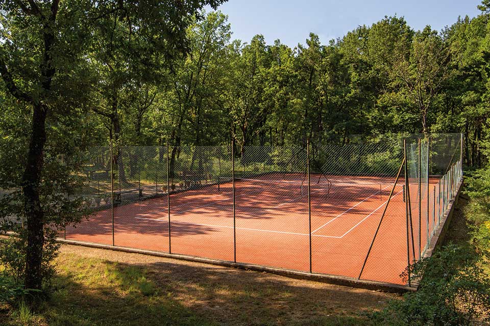 Court de tennis privé